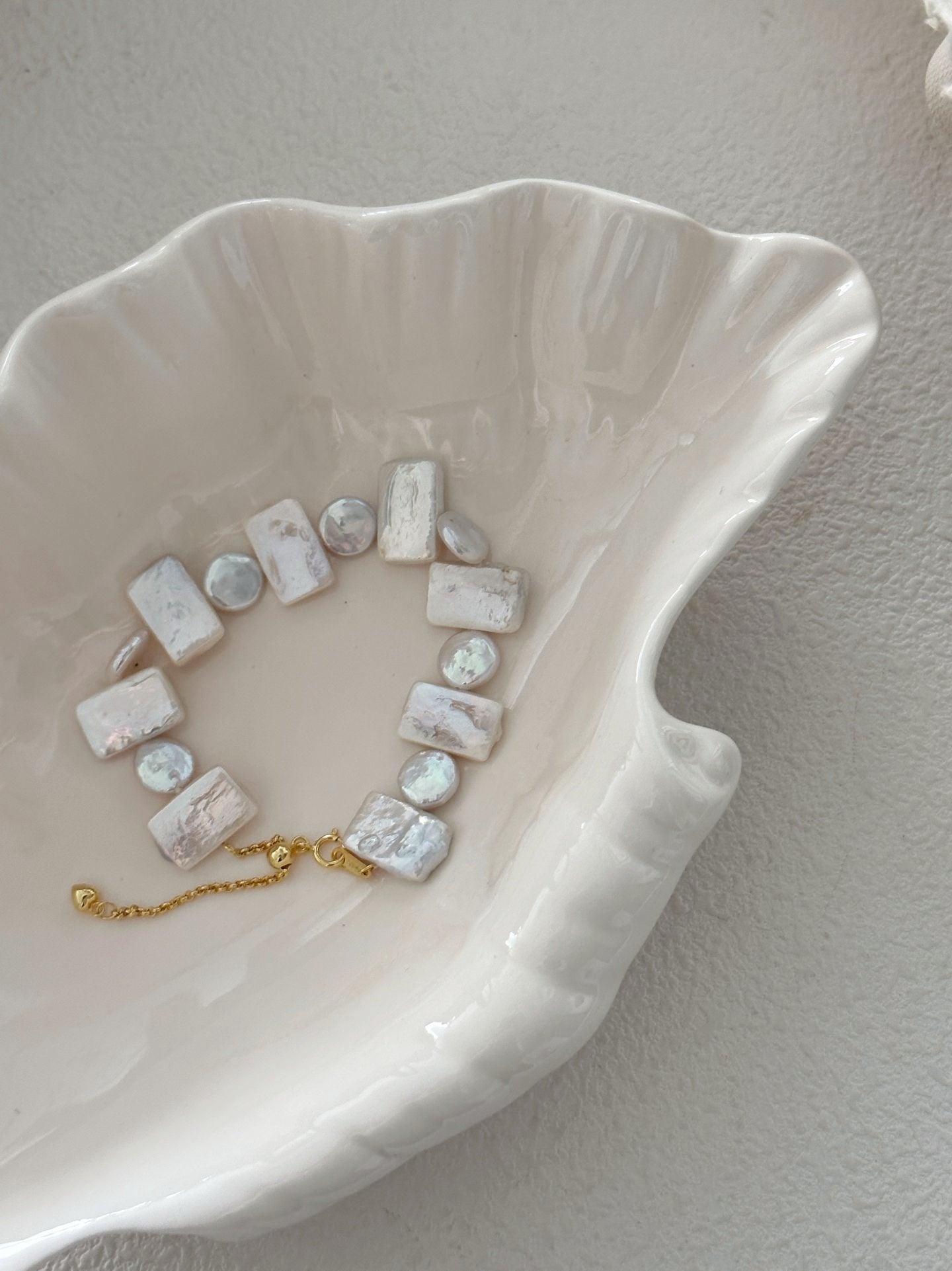 Bracciale barocche a quadrate e rotonde