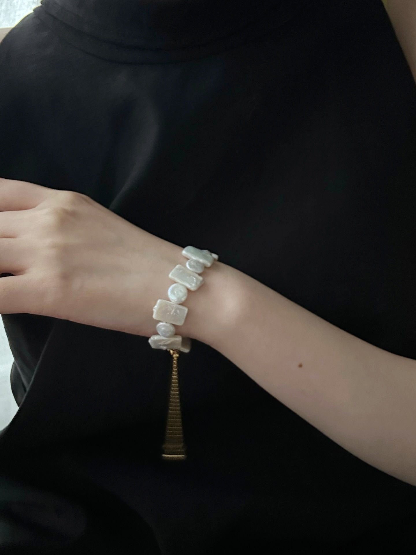Bracciale barocche a quadrate e rotonde