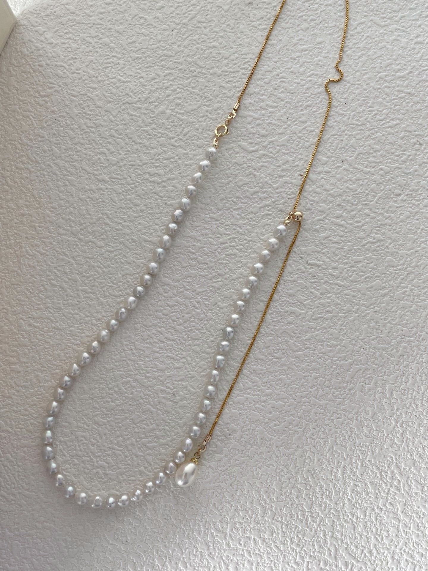 Collier con perla a goccia