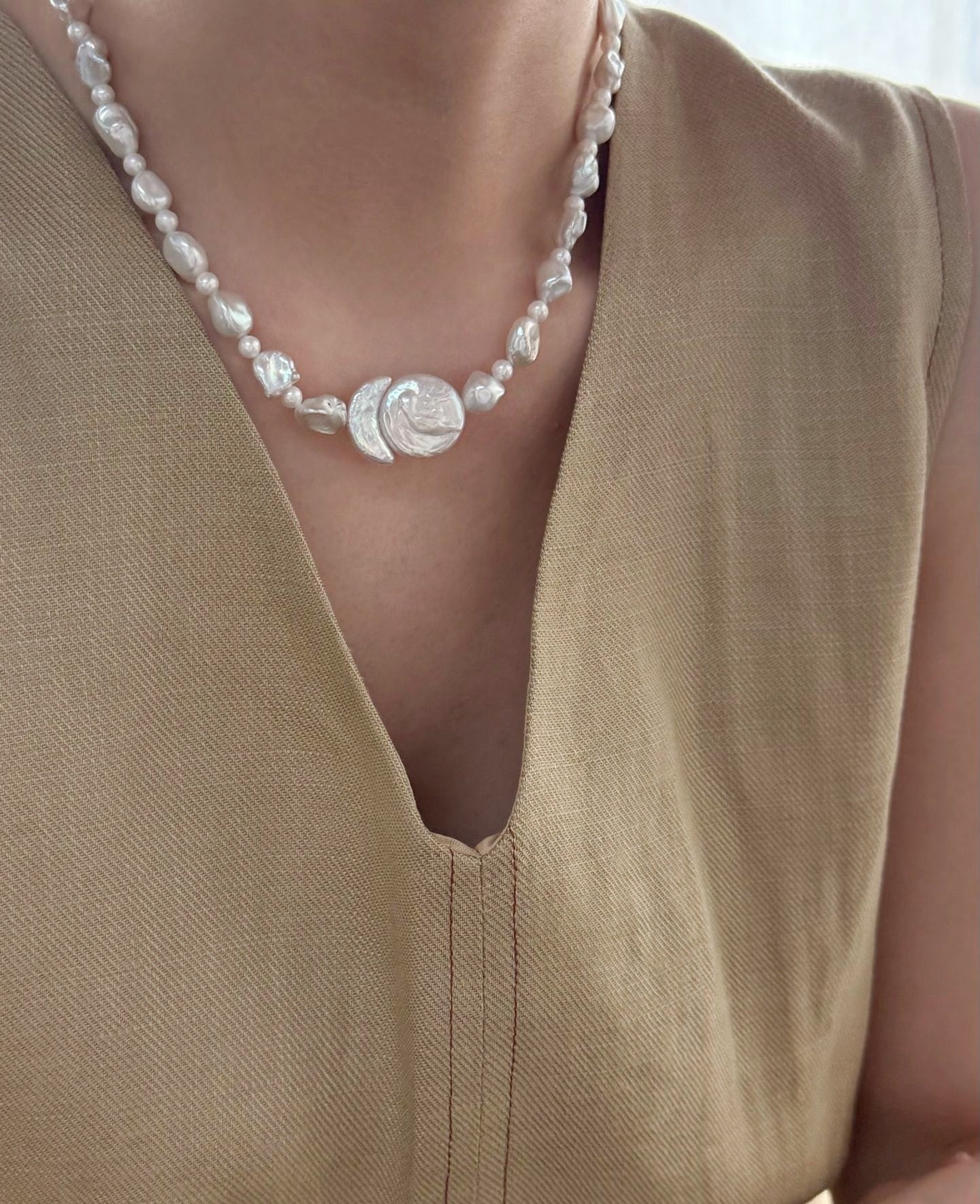 Collana con sole luna e stelle