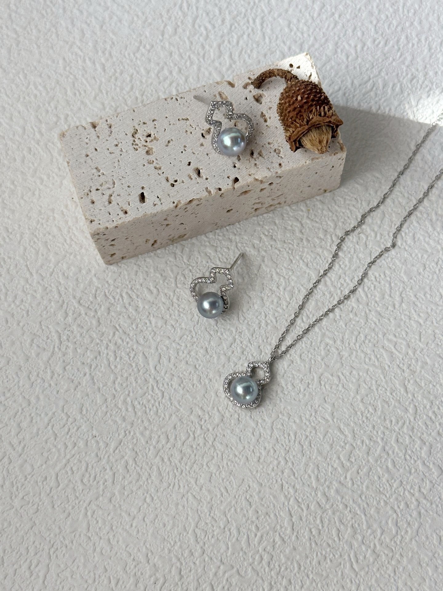 Collana con perle Akoya d'acqua di mare