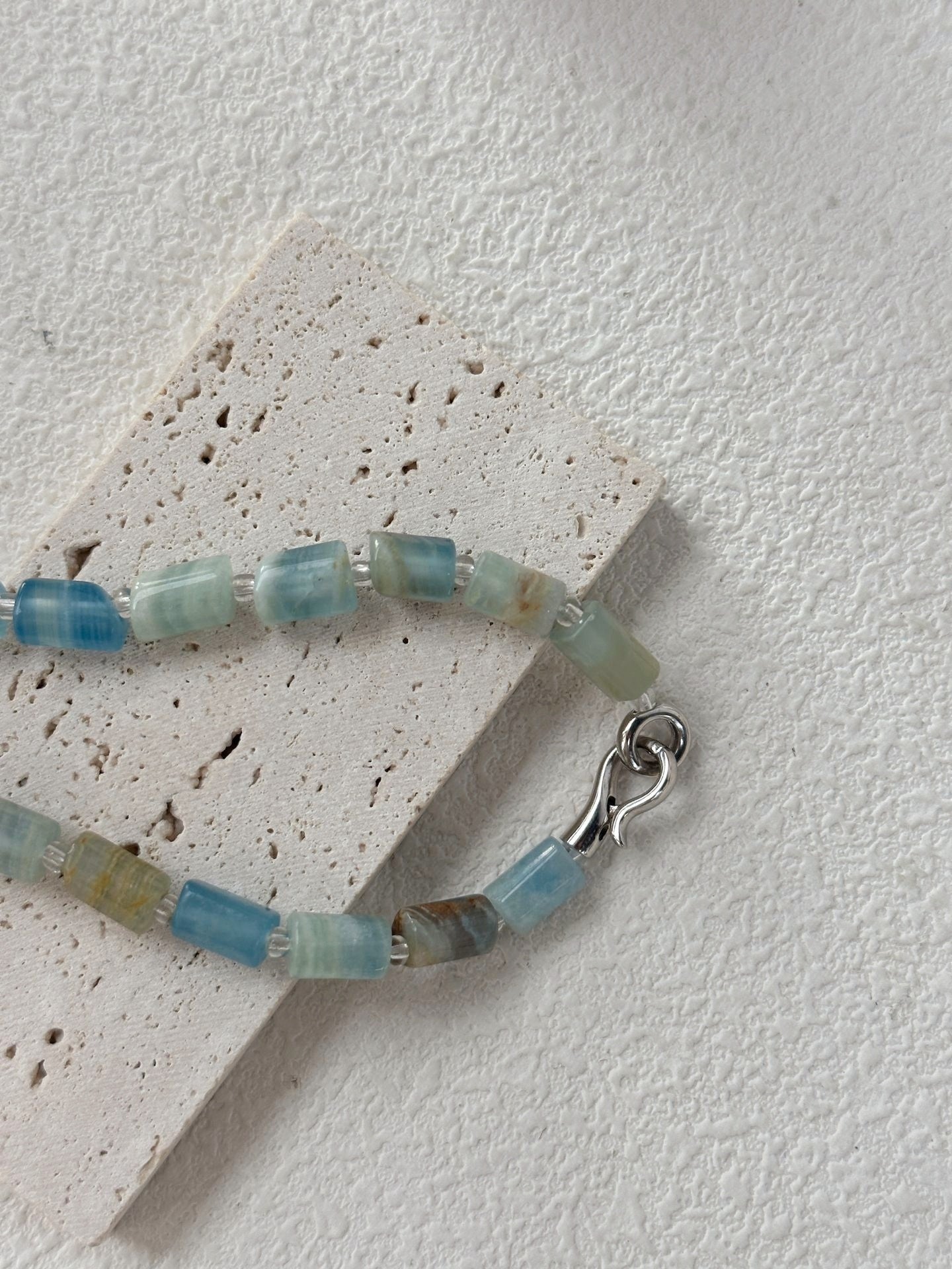 Collana barocca di turchese blu