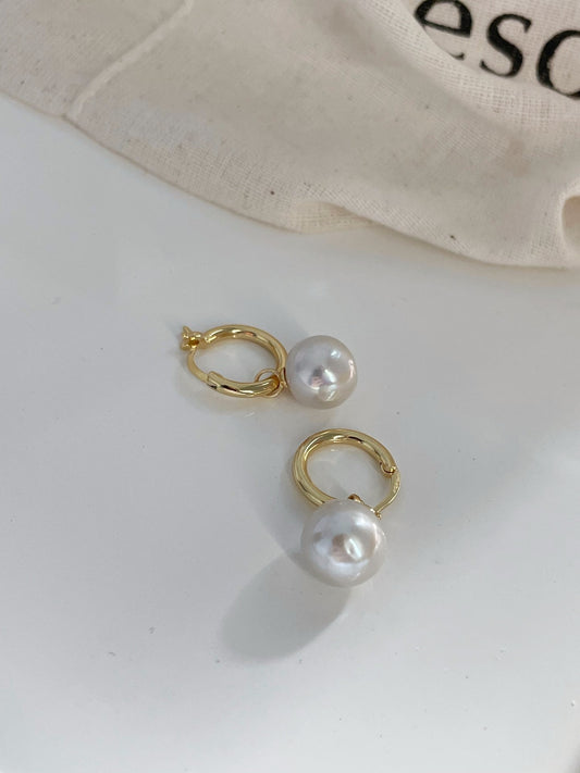 Orecchini in oro e perle barocche