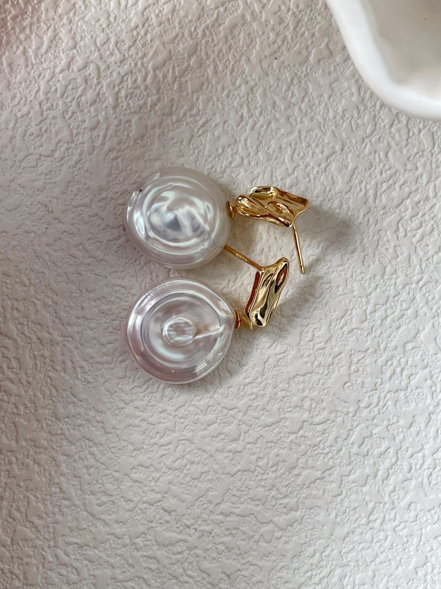 Orecchini perle barocche rotonde