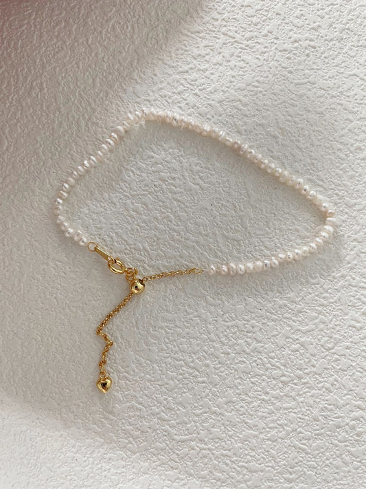 Bracciale con microperle barocche