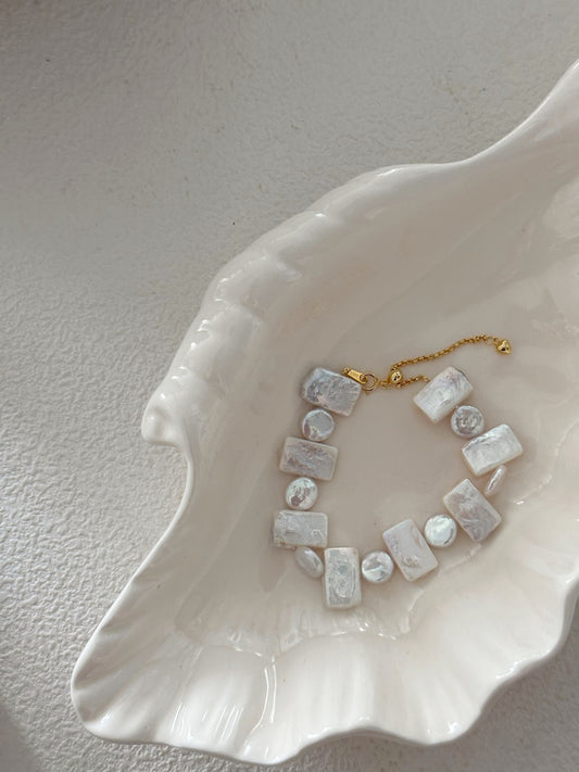 Bracciale barocche a quadrate e rotonde
