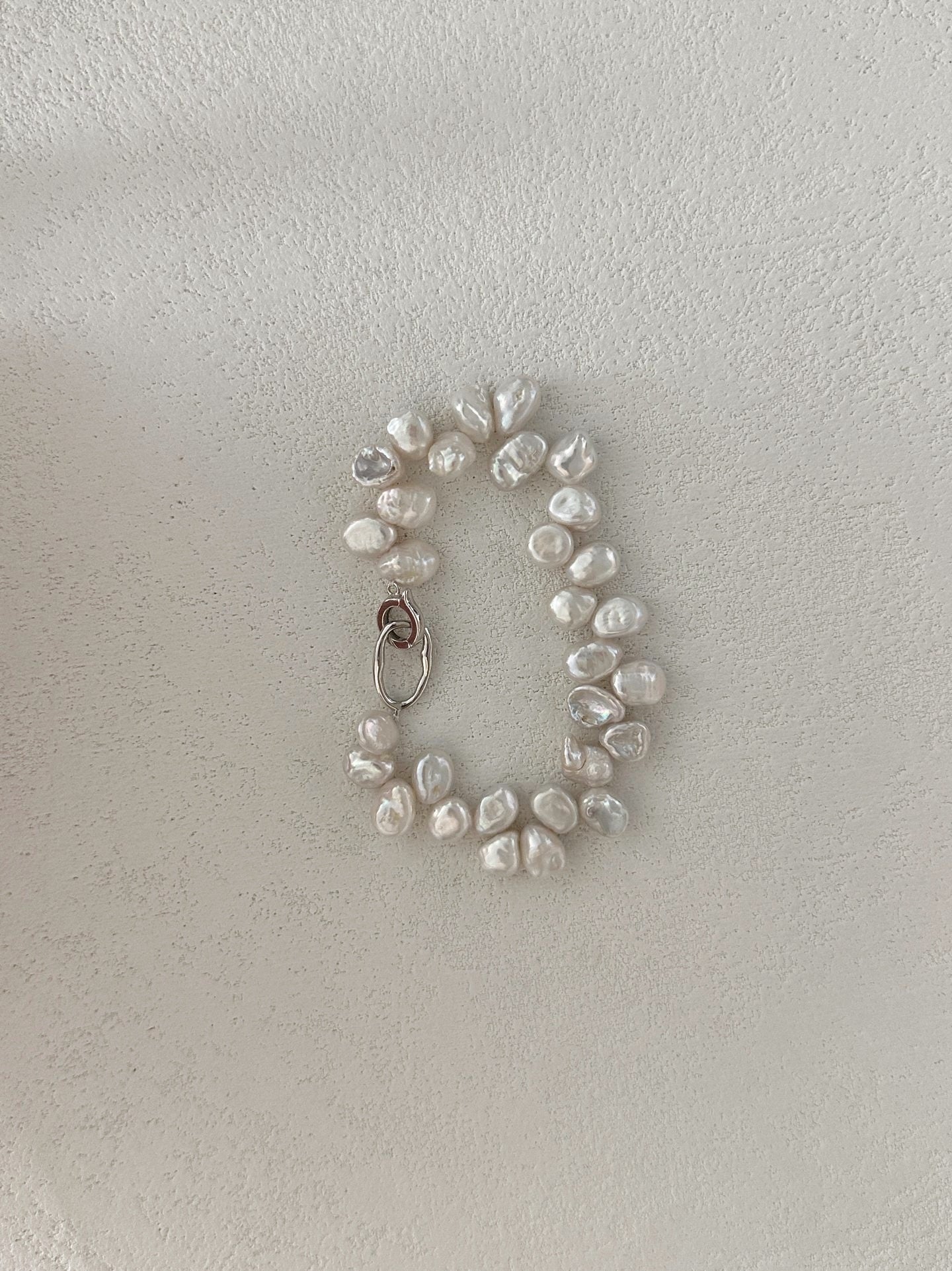 Bracciale con perle di mare Keshi