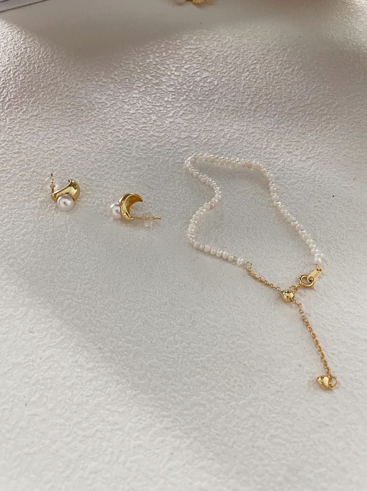 Bracciale con microperle barocche