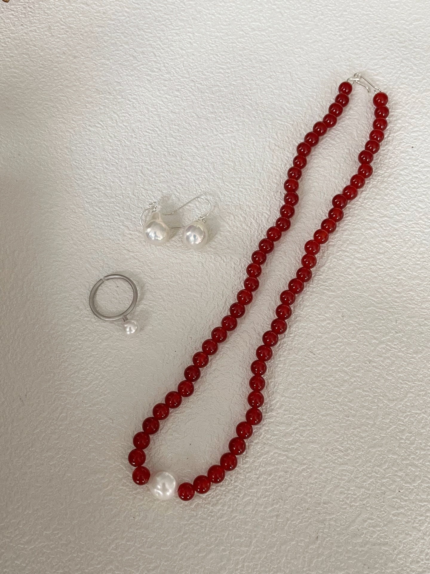 Collana barocca con cerchio di carneliano