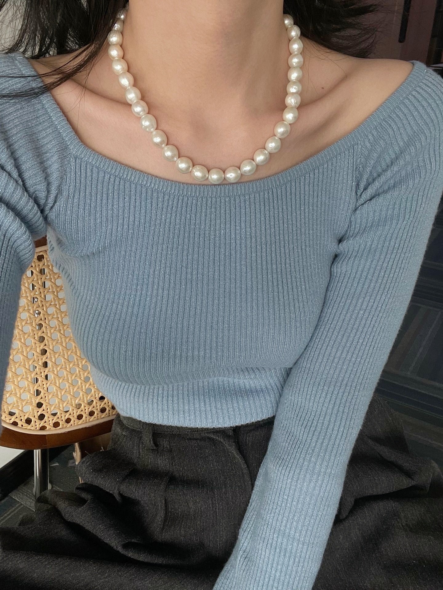 Collana con perle Edison