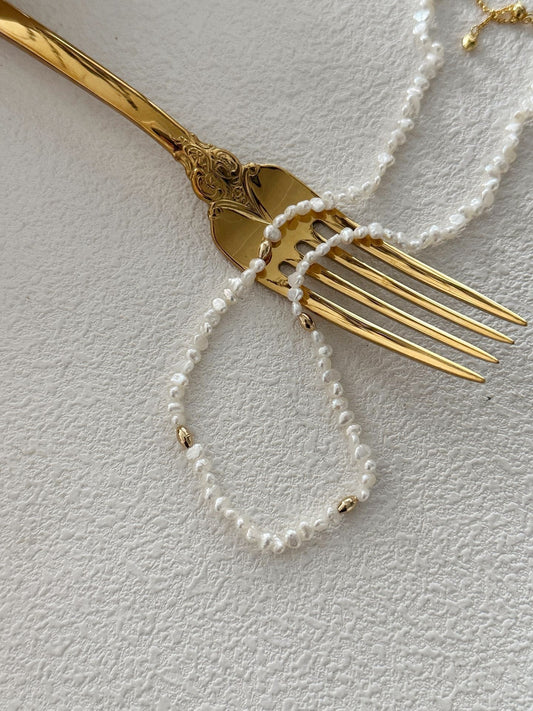 Collana di perle di riso