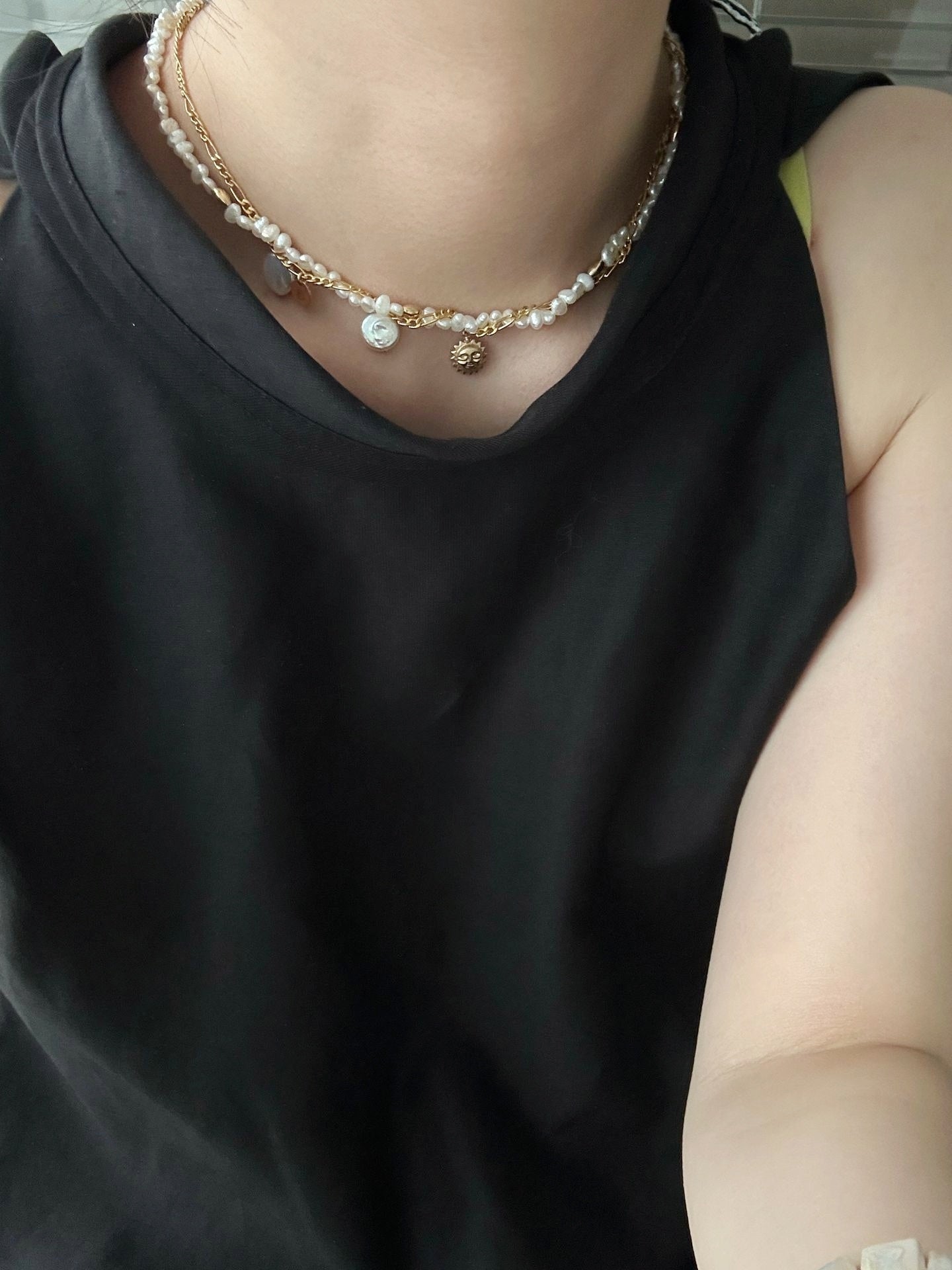 Collana di perle di riso