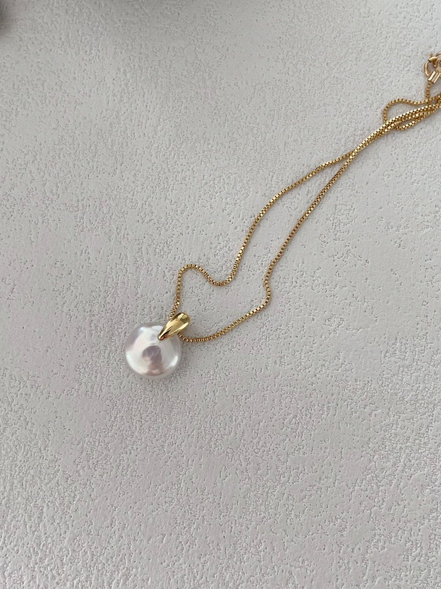 Girocollo d'oro con perla Mabe