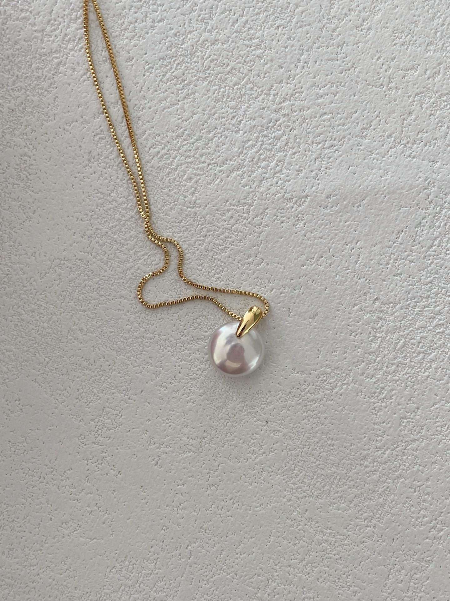 Girocollo d'oro con perla Mabe