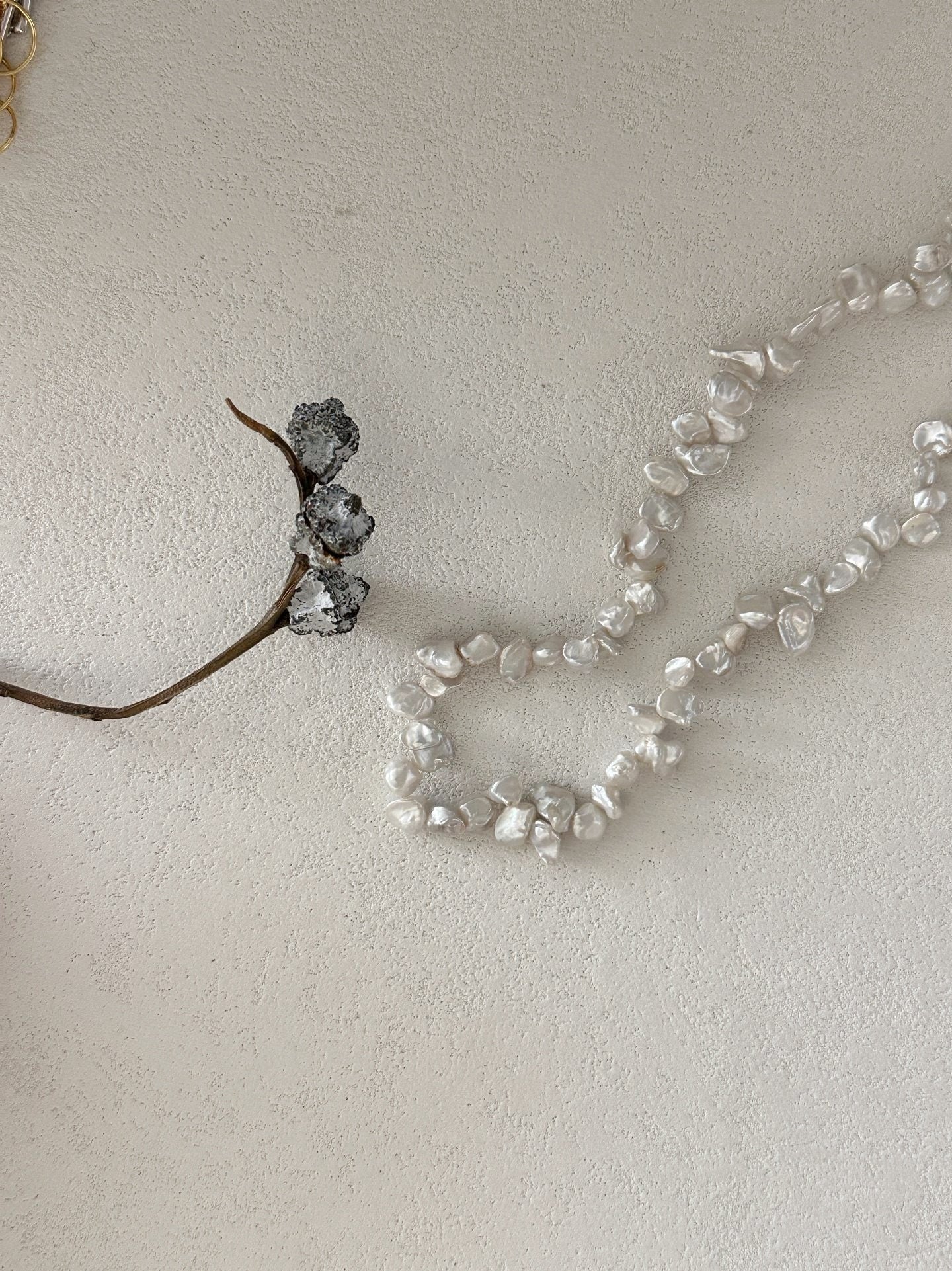 Collana con perle barocche Keshi