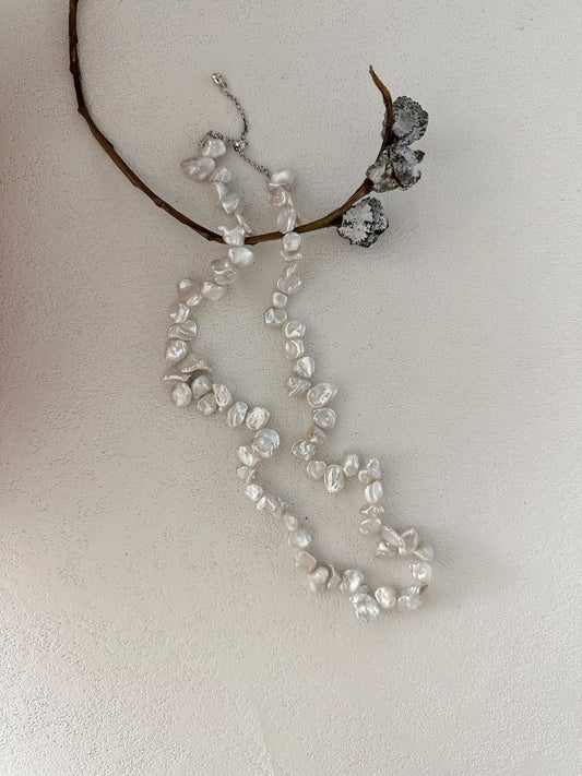 Collana con perle barocche Keshi