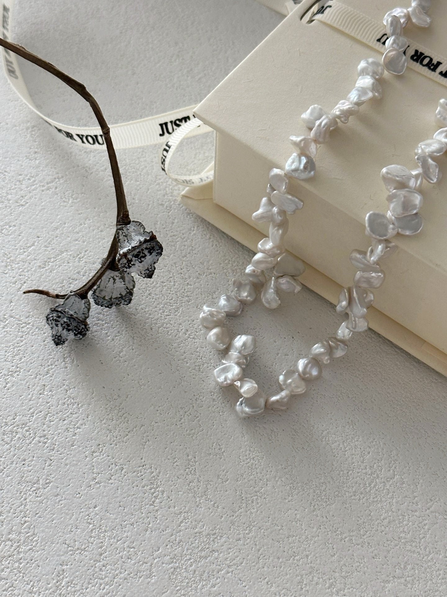 Collana con perle barocche Keshi
