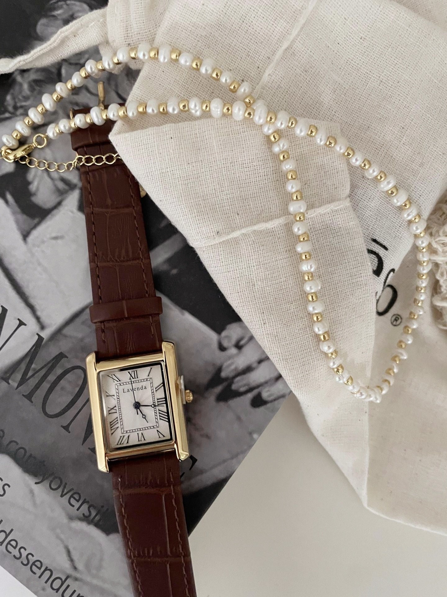 Collana di perle Mabe con oro 14k dorato